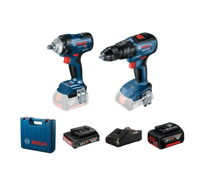 Bosch 18V Impact Drill Driver And Wrench Kit