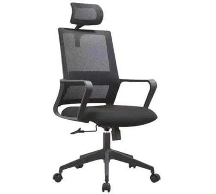 Rex M ES-LSDC Office Adjustable Arm Chair (Black, Pre-assembled)