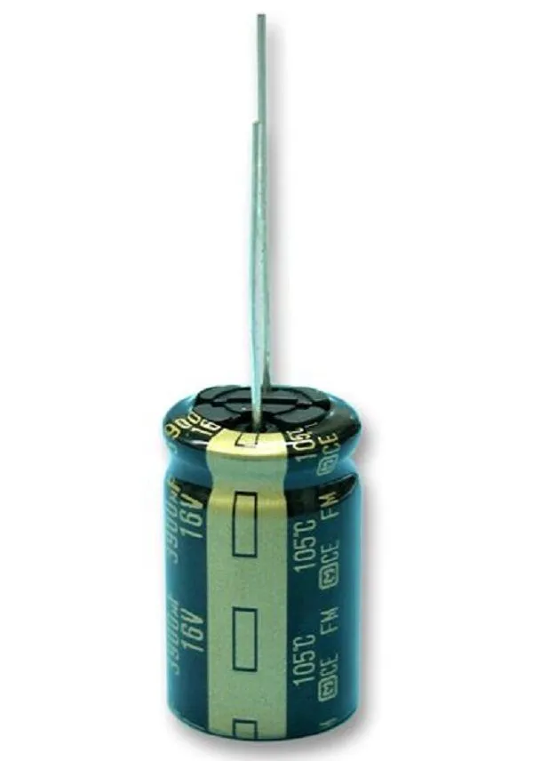 Panasonic (EEUFM0J222L) Electrolytic Capacitor, 2200 µF, 6.3 V, ± 20%