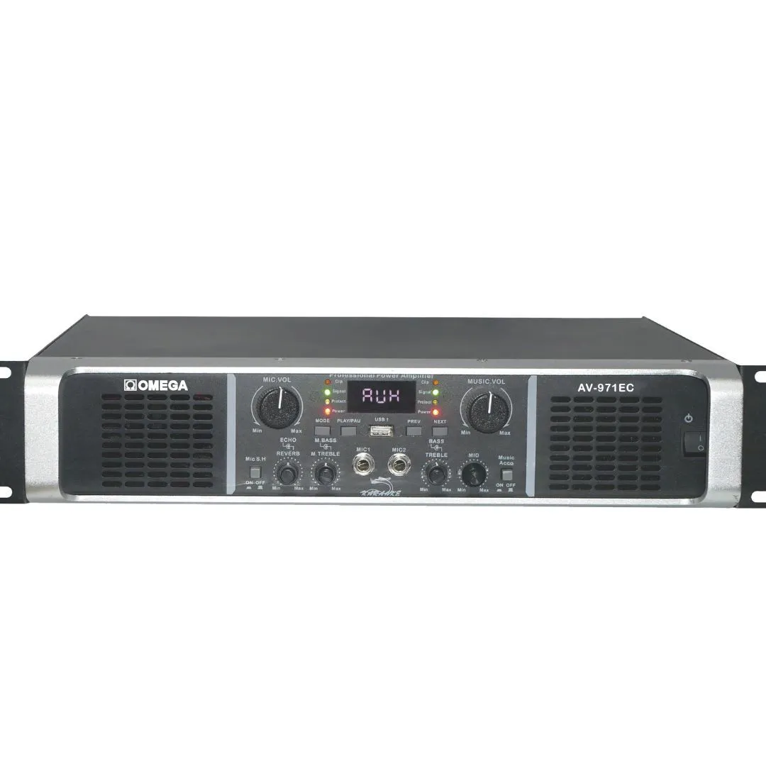 Omega Power Amplifier Professional Bluetooth/USB/SD Card AV-971EC