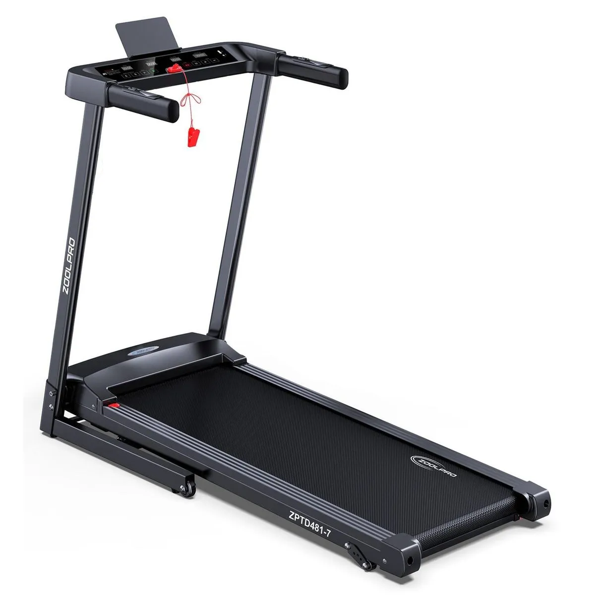 Zoolpro Motorized Exercise Electric Workout Running Treadmill Black