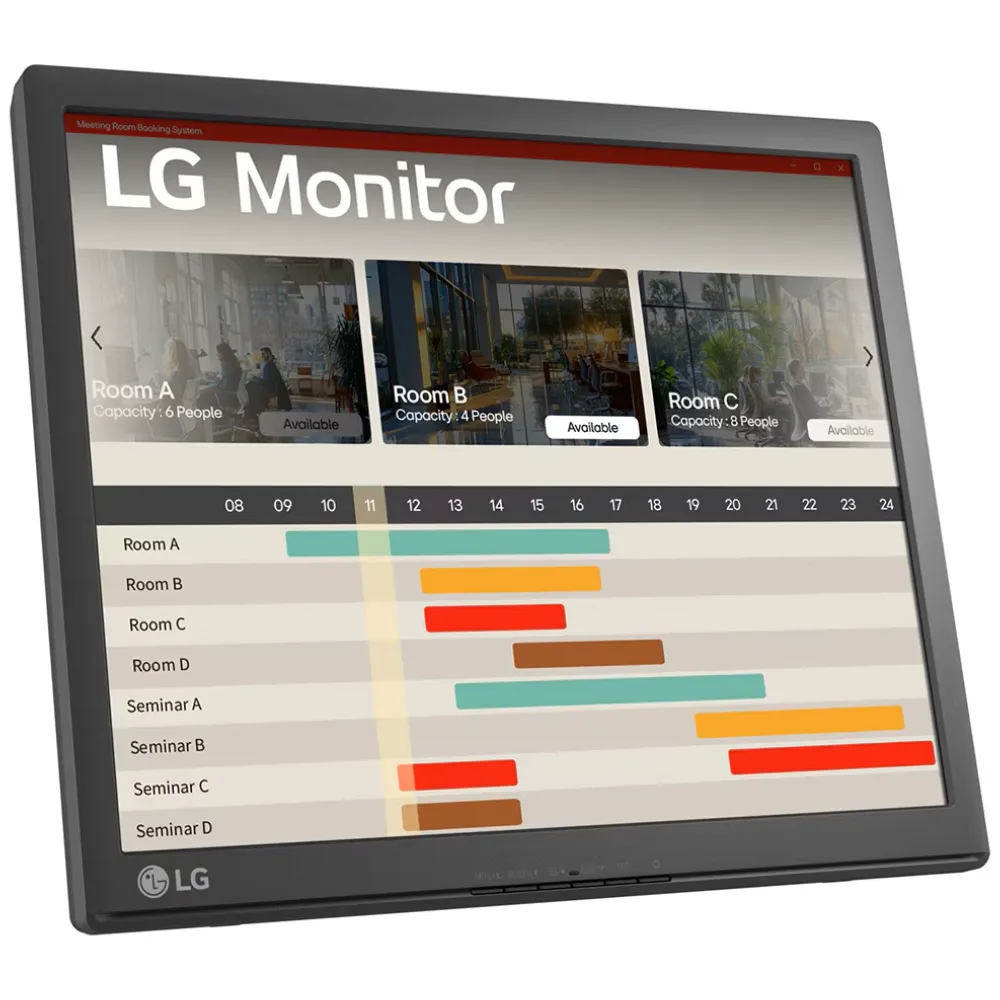 LG 17BR30T 17" Touch Screen Monitor - SXGA 5ms Portable Monitor Screen