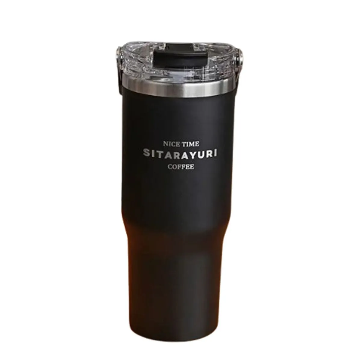 Stainless Steel Nice Time SITARAYURI Coffee Mug with Carry Handle