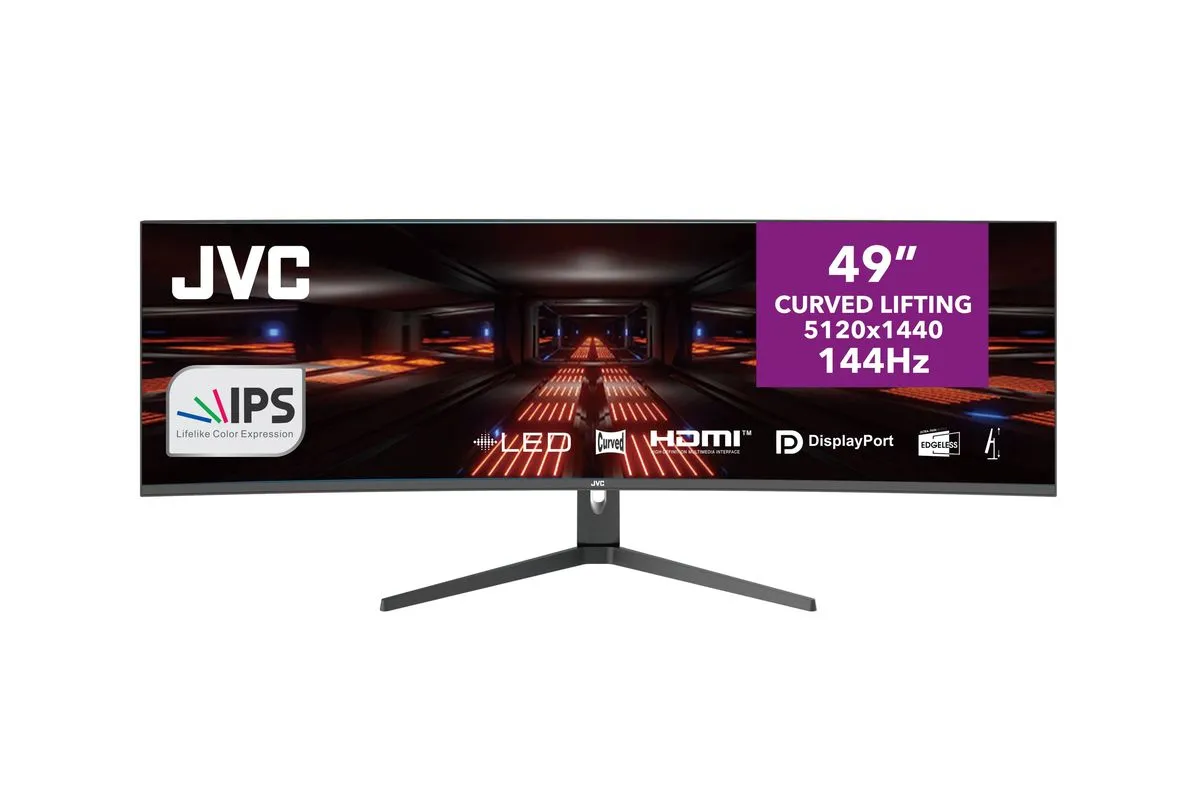 JVC Ultrawide IPS Curved 49" 5120 x 1440p WUHD Gaming Monitor. 144Hz.