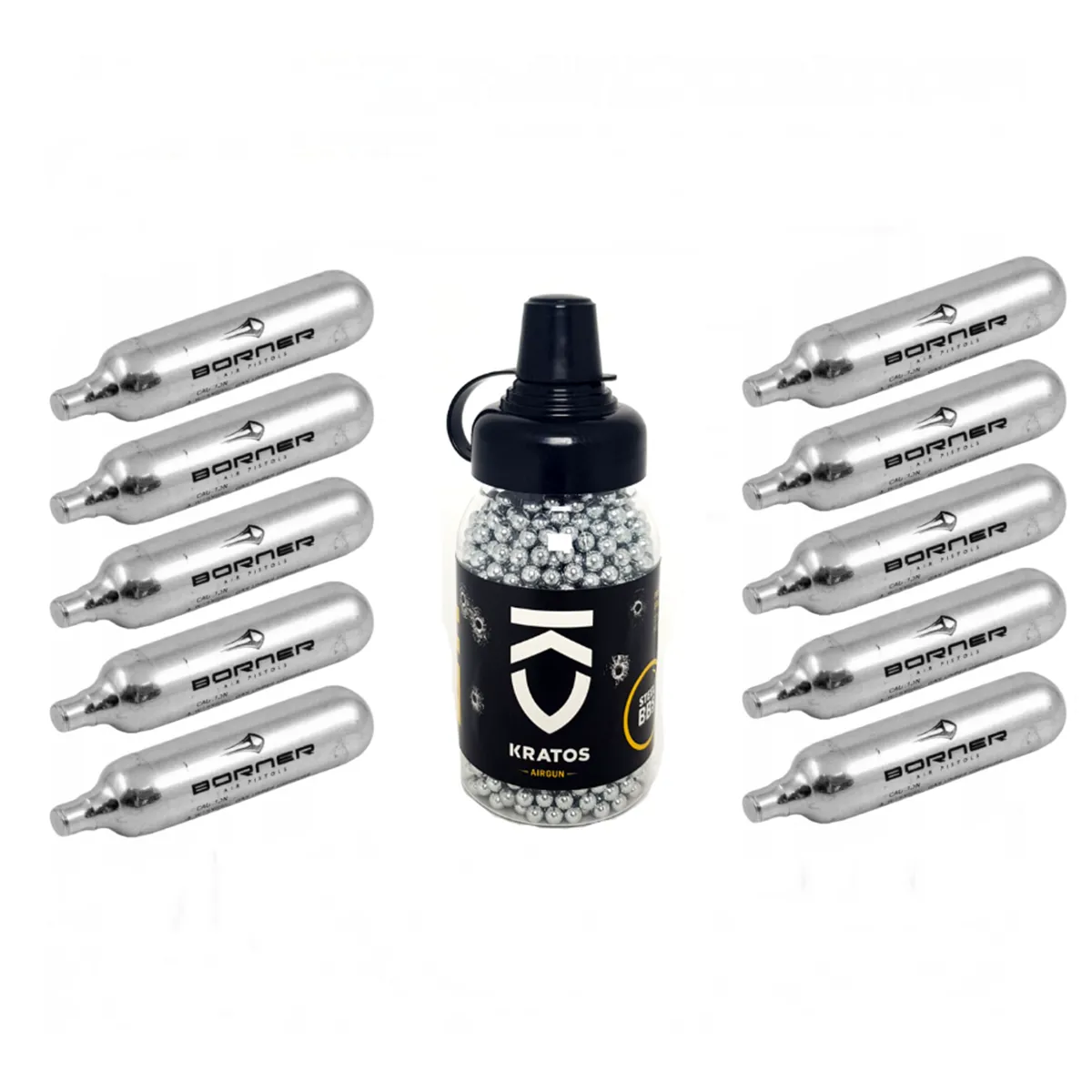 Kratos Titan Pack: Steel BBs & CO2