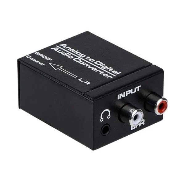 QH01A - Coaxial/Toslink Digital Audio Signals To Analog L/R Audio
