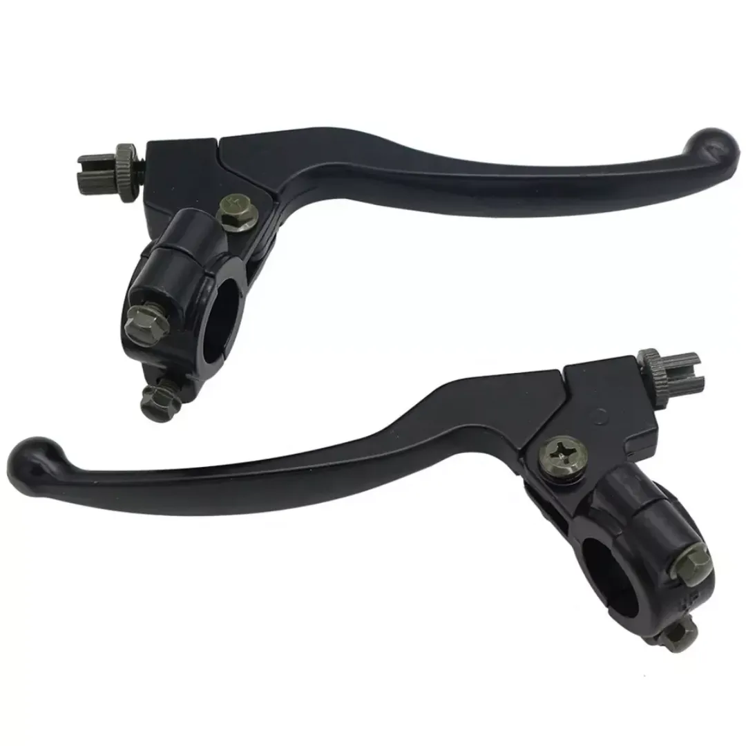 KR Motorcycle Cable Brake & Cable Clutch Lever Set (22mm)