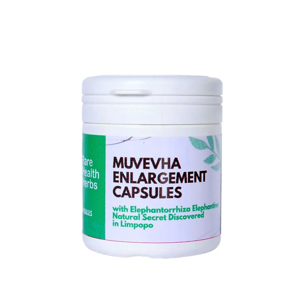 Rare Health Herbs Muvevha Penis Enlargement Capsules - with Elephantorrhiza elephantina Natural Secret Discovered in Limpopo