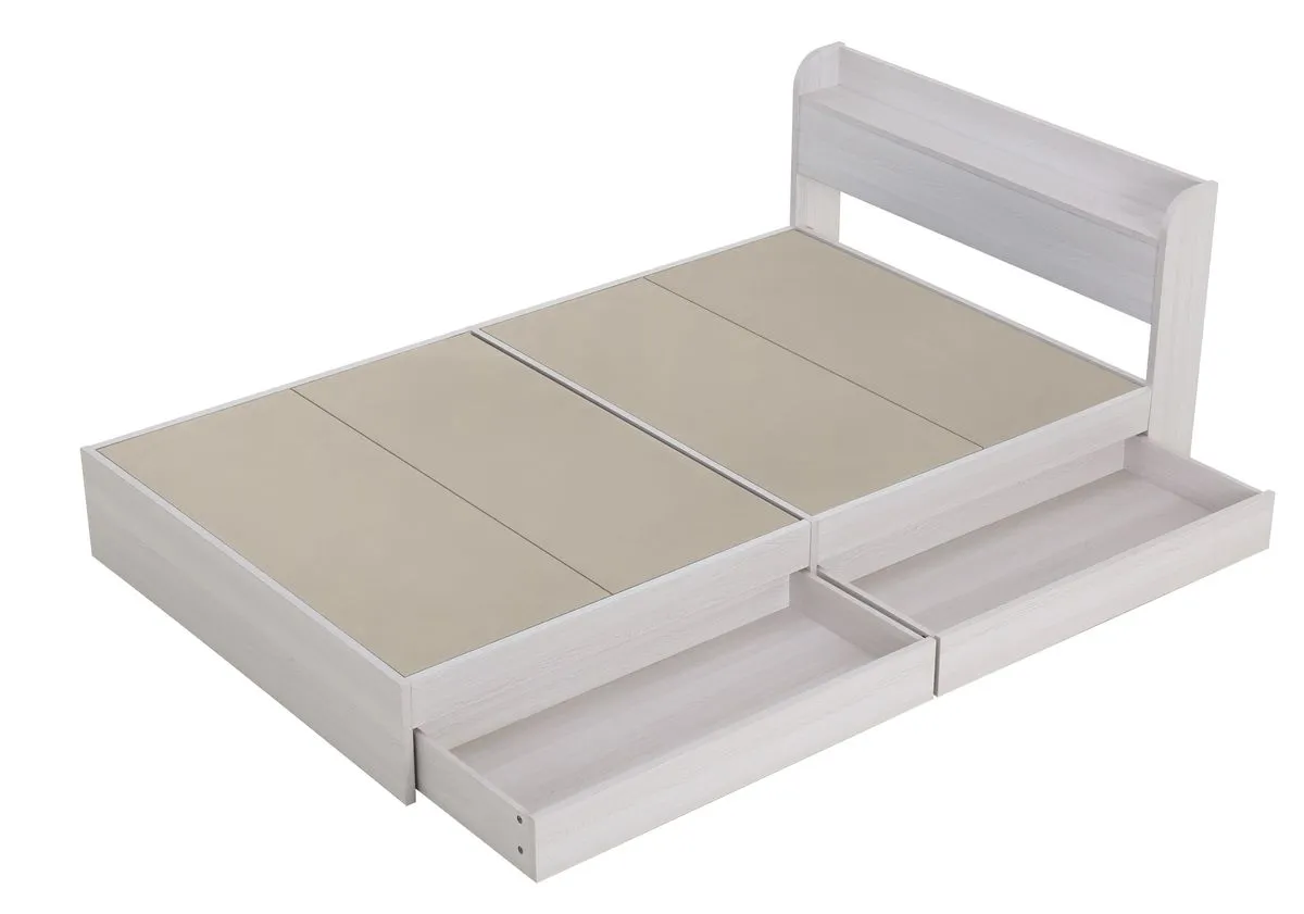 George & Mason - Kids Single Bed Frame with Storage