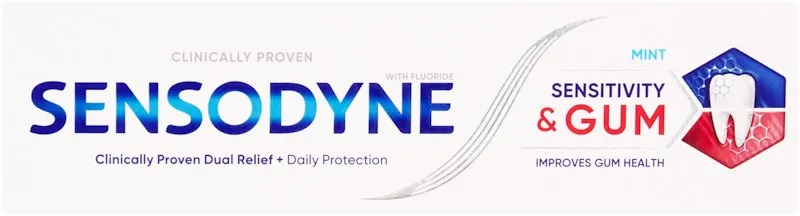 Sensodyne Sensitivity & Gum Fluoride Toothpaste, Mint (75ml)