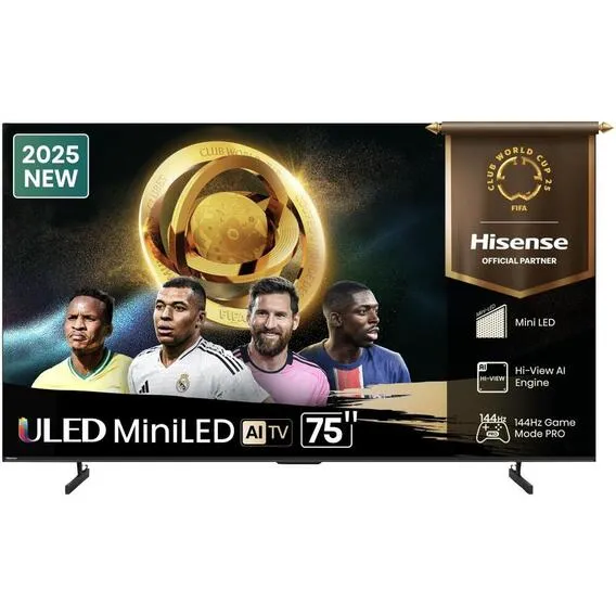 HISENSE 75" SMART MINI LED 144HZ TV 1 EA 75U7Q