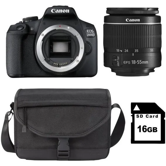 CANON CAMERA DC STARTER KIT EOS 2000D 24 MP