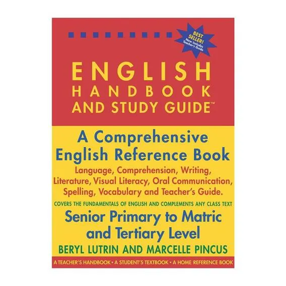 NO BRAND English Handbook &Study Guide Grade 6-12 BERLUT BOOKS