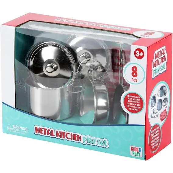 KIDS N' PLAY Metal Kitchen Set