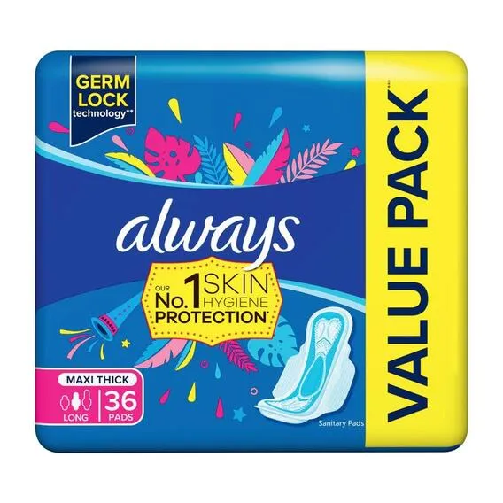ALWAYS QUATTRO THICK DAY PADS 36'S 0,355 KG