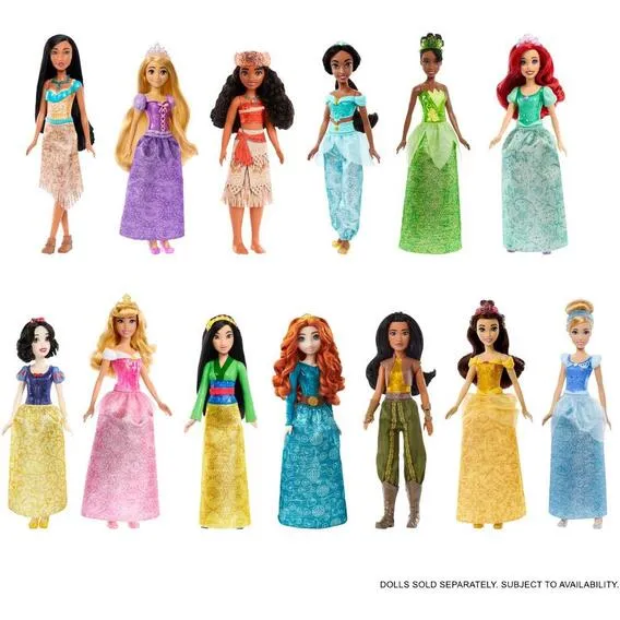 DISNEY PRINCESS CORE FASHION DOLL ASSORTED