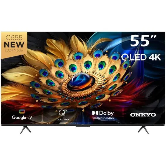 TCL GOOGLE SMART QLED TV 55C655