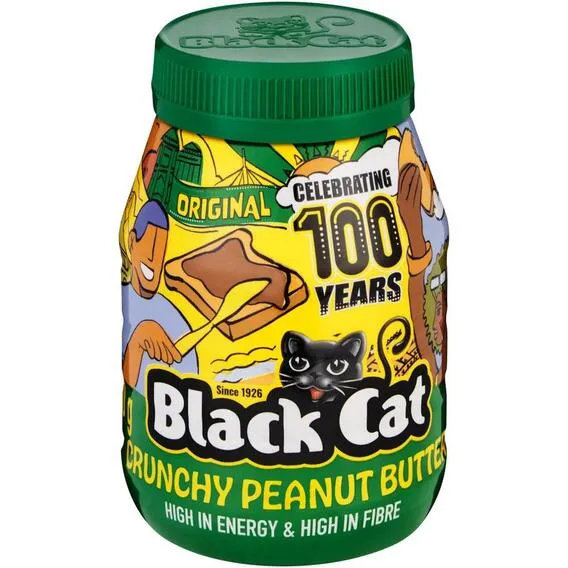 BLACK CAT PEANUT BUTTER CRUNCHY 800, G