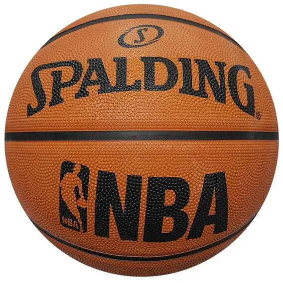 SPALDING Rubber Basketball Size 7 Orange