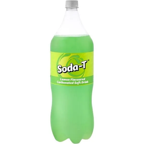 SODA-T Carbonated Soft Drink Lemon 2 L