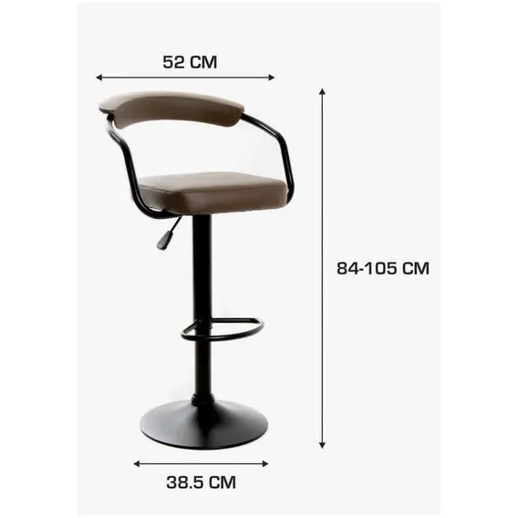 KOGA FLYNN BAR STOOL 2-PACK TAN