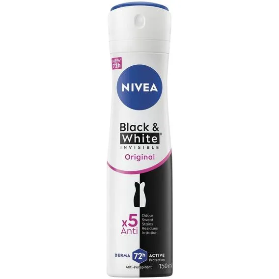 NIVEA Deo Spray Black & White Original 150 ML