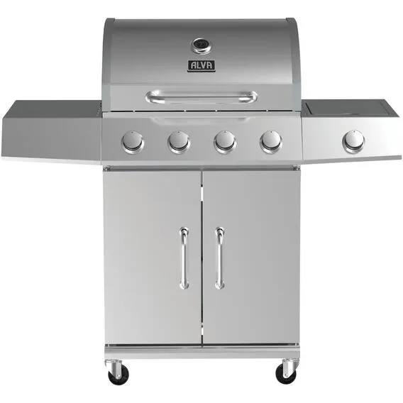 ALVA ALVA - KALAHARI 4 BURNER S/S GAS BBQ