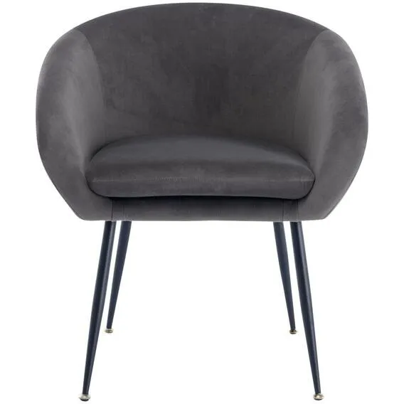 FURNITURE LUNA ACCENT CHAIR GREY