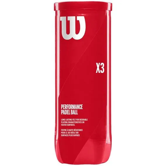 WILSON PADEL X3 3 BALL CAN