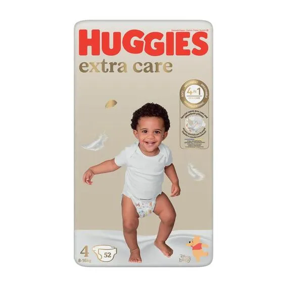 HUGGIES EXTRA CARE SIZE 4 (52)