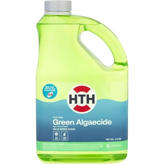 HTH 2L Green Algaecide Pool Treatment GA2 GREEN