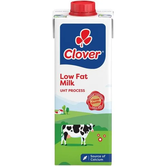 CLOVER Low Fat UHT Long Life Milk 1, L