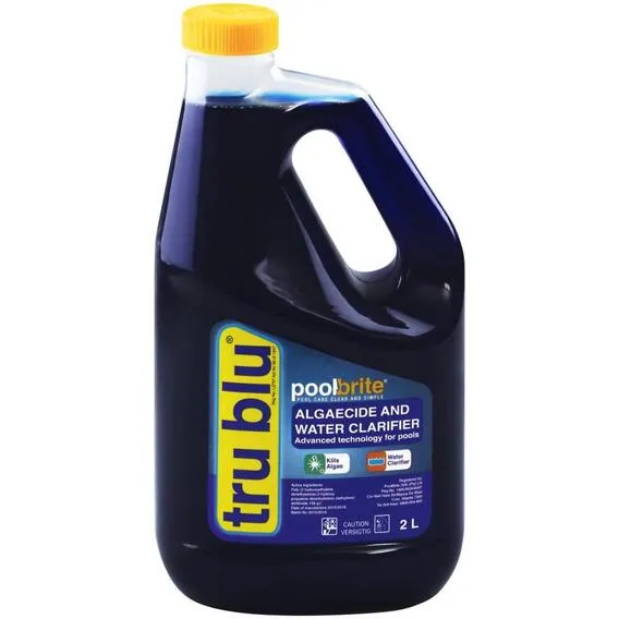 POOLBRITE 2L TRU-BLU ALGAECIDE & POOL WATER CLARIF