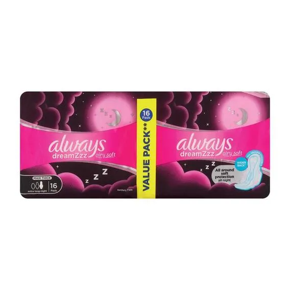 ALWAYS COTTON SOFT MAXI THICK EXTRA LONG 16's 16 EA