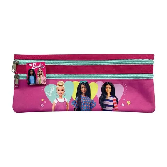 CREATIVE STATIONERY BARBIE PENCIL BAG FRONT COMPARTMENT FRU G 2318BF25