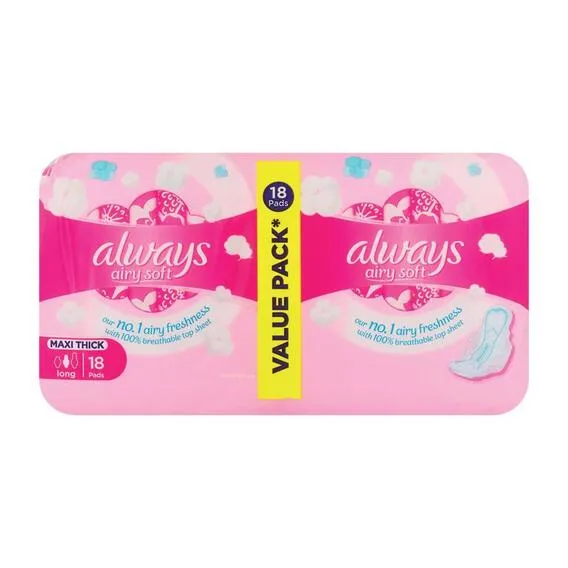 ALWAYS Maxi Soft Long 18 Pack
