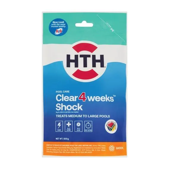 HTH 500G Clear 4 Weeks Shock Treatment For P