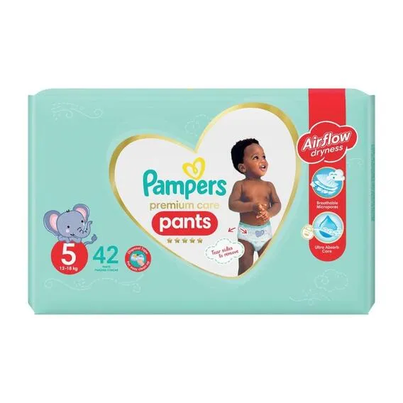 PAMPERS PREMIUM PANTS VP SIZE 5 42'S
