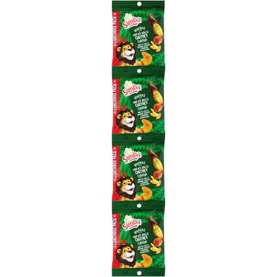 SIMBA Chips Strips 4x25G CHUTNEY 25, G