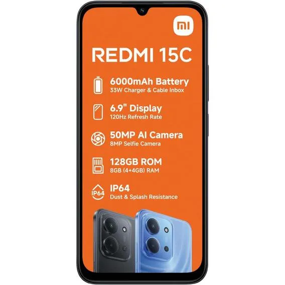 XIAOMI REDMI 15C 4G 128GB BLU 0.205 EA