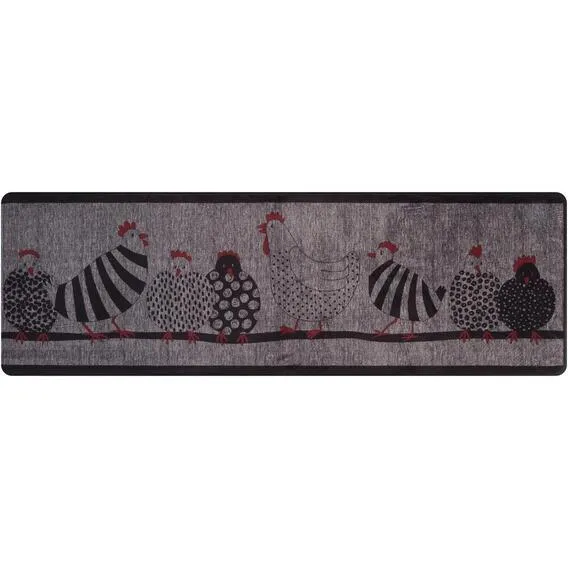 FLOORING KITCHEN ROOSTER PRINTED LUX FOAM MAT 50X