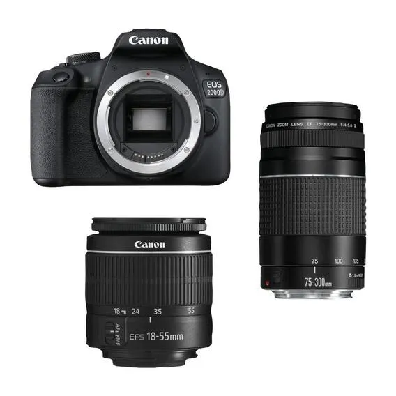 CANON CAM DBL DC KIT EOS 24 MP EOS 2000D