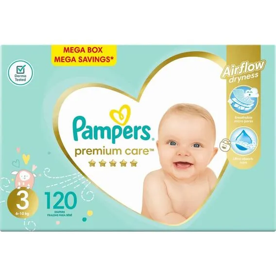 PAMPERS Premium Care MB Midi Size 3 120s
