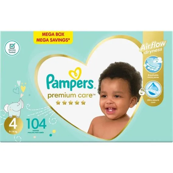 PAMPERS Premium Care MB Maxi Size 4 104s
