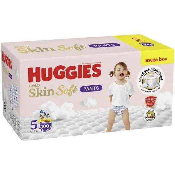 HUGGIES PANTS MEGABOX GOLD SIZE 5