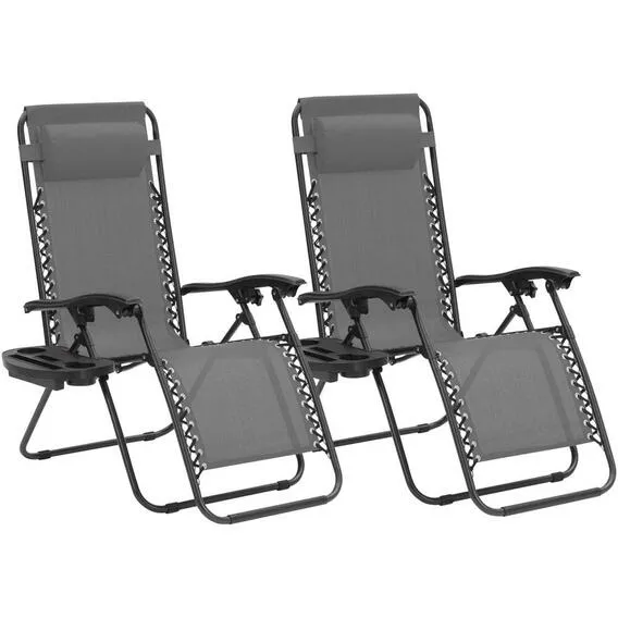 TERRACE LEISURE OPAL GRAVITY LOUNGER 2PK