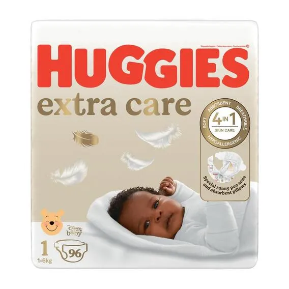 HUGGIES EXTRA CARE JP SIZE 1 (96)