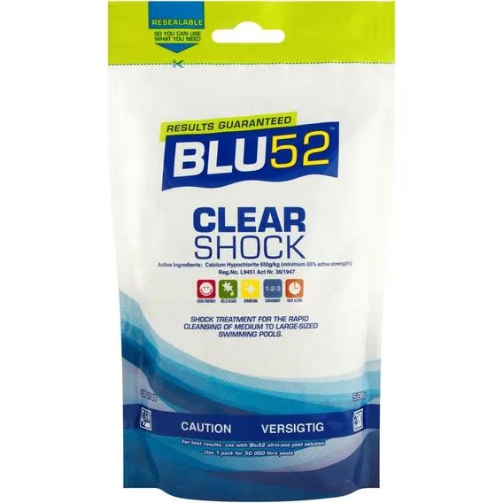 BLU52 500G Clear Shock Pool Treatment