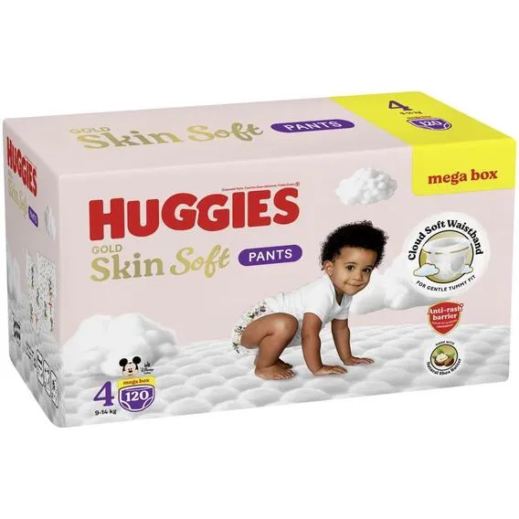 HUGGIES PANTS MEGABOX GOLD SIZE 4