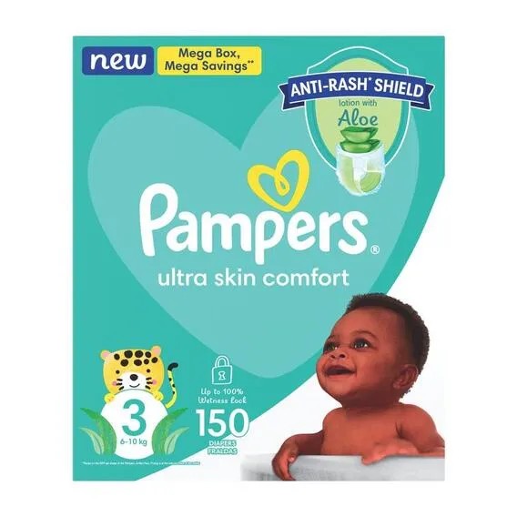 PAMPERS AB Mega Box Midi Size 3 150s
